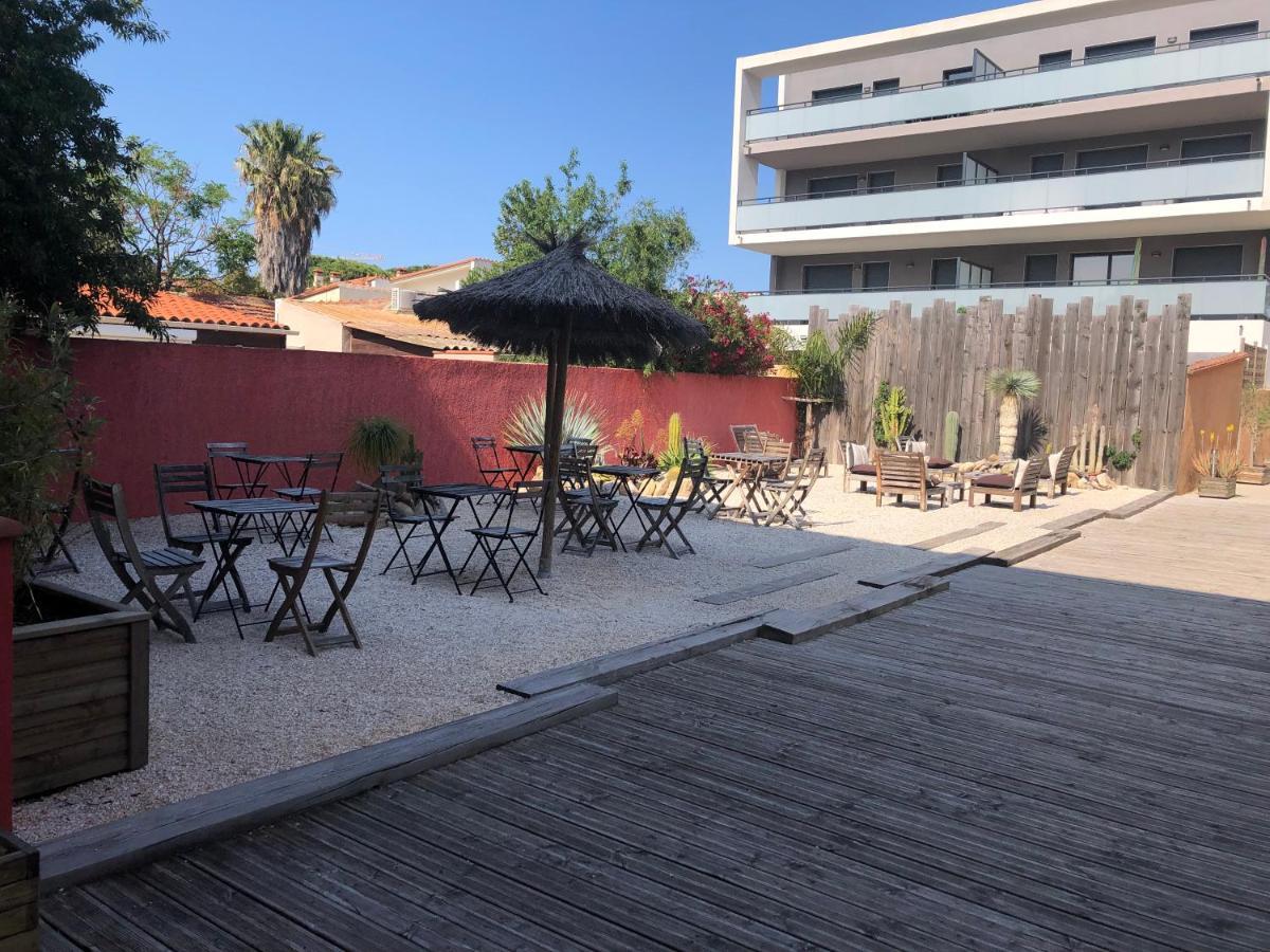 Hotel Les Mimosas Argelès-sur-Mer Eksteriør billede