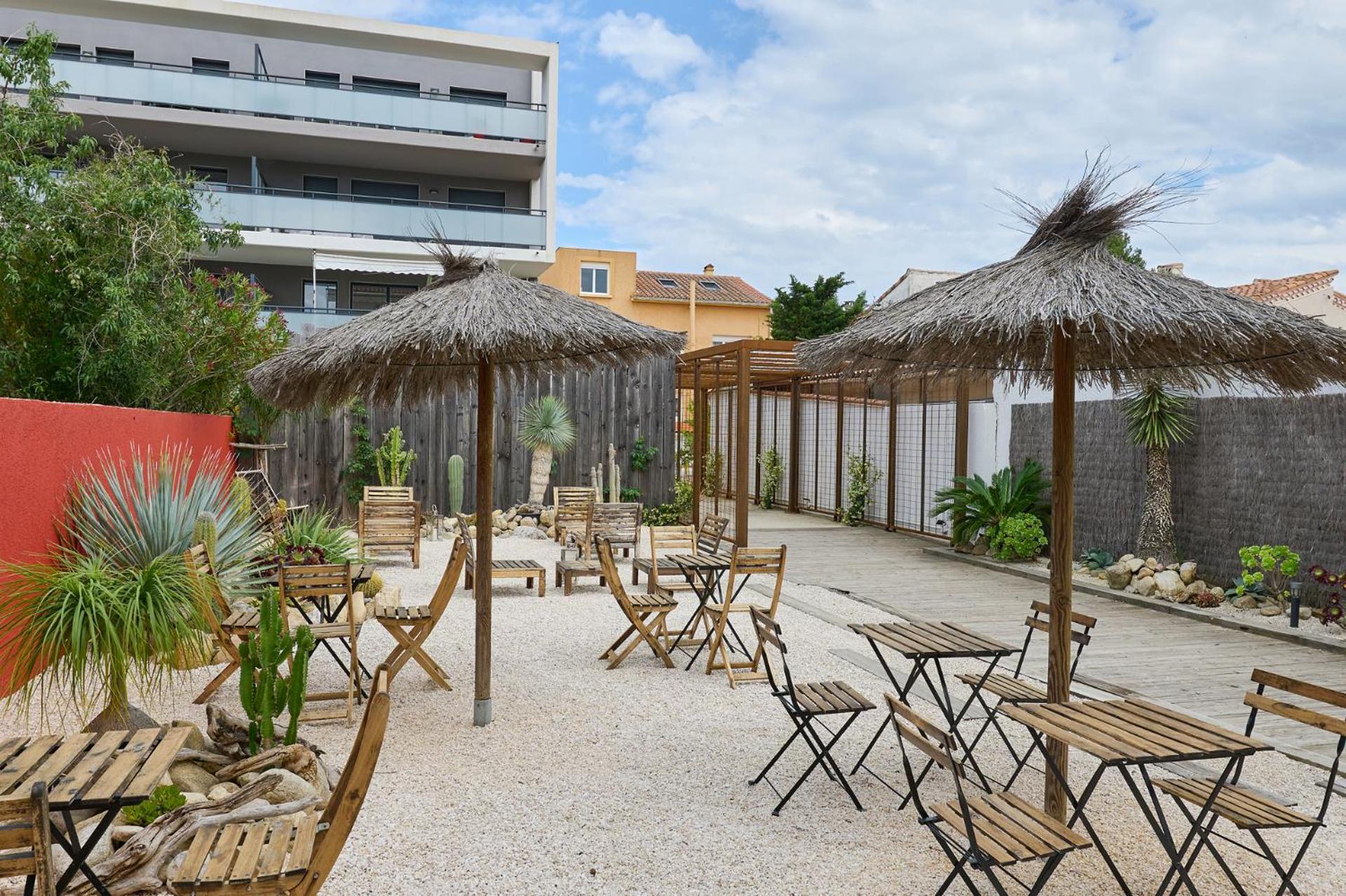 Hotel Les Mimosas Argelès-sur-Mer Eksteriør billede