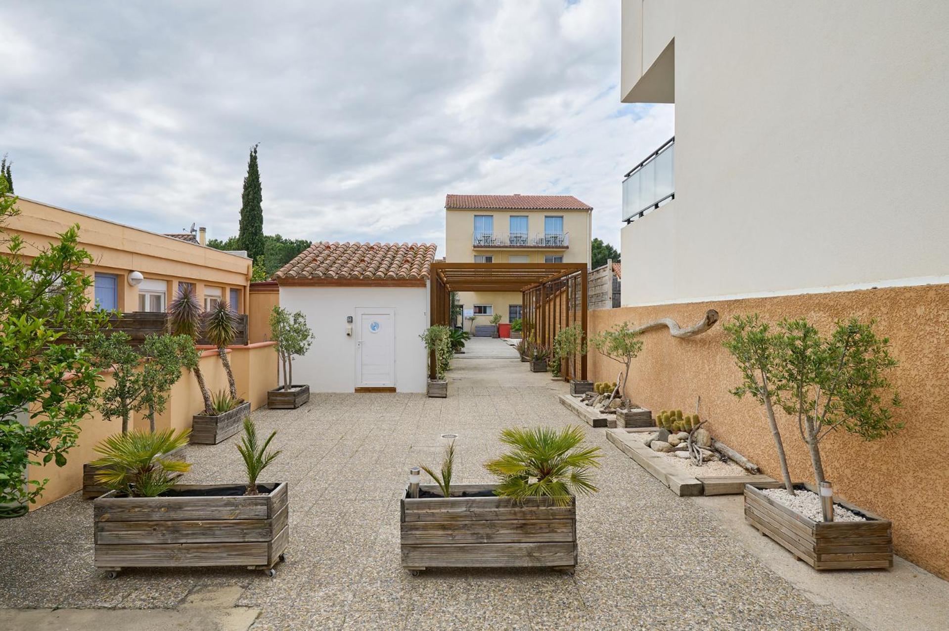 Hotel Les Mimosas Argelès-sur-Mer Eksteriør billede