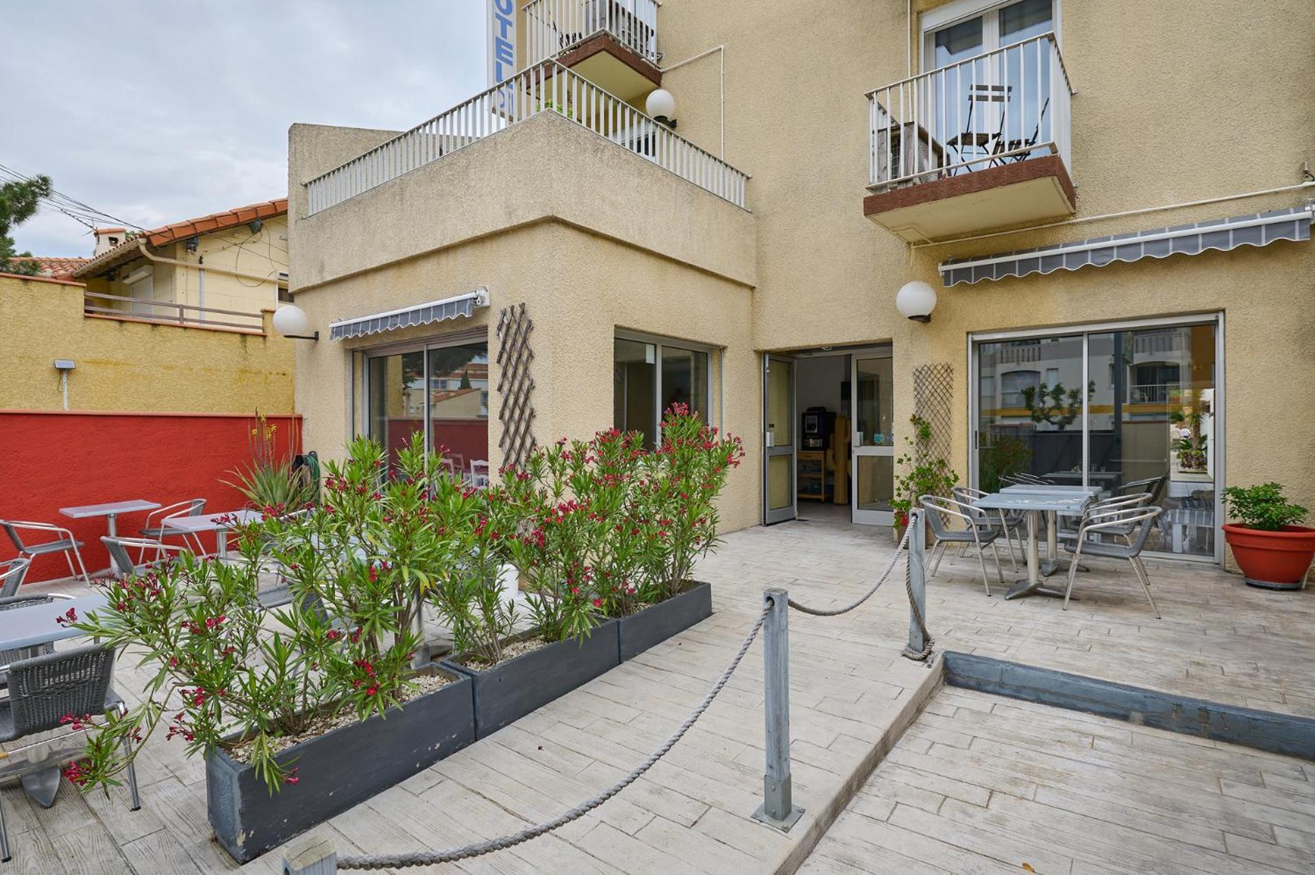 Hotel Les Mimosas Argelès-sur-Mer Eksteriør billede