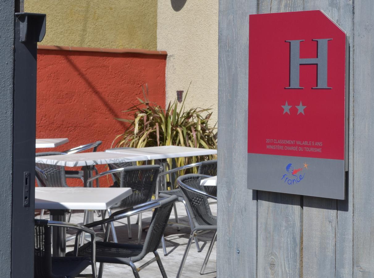 Hotel Les Mimosas Argelès-sur-Mer Eksteriør billede